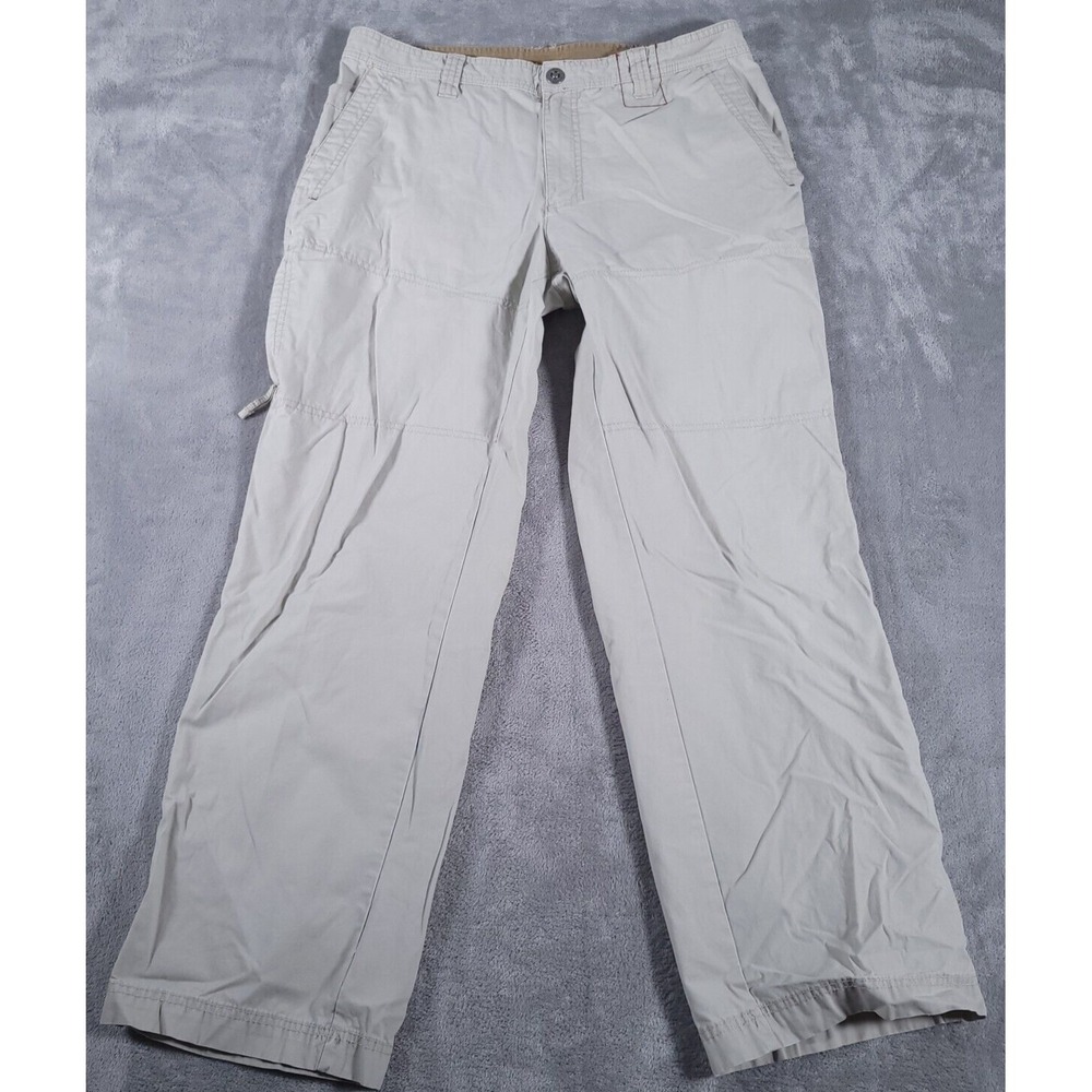 Columbia Reverse Grade Cargo Pants Mens‎ 34 (34 x 31) Beige Wide Leg Lightweight
